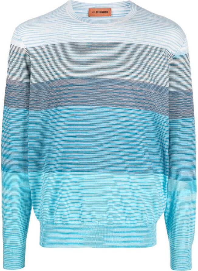 Missoni Fijngebreide trui Blauw