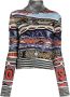 Missoni Gebreide coltrui Paars - Thumbnail 1