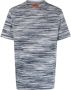 Missoni Gestreept T-shirt Blauw - Thumbnail 1