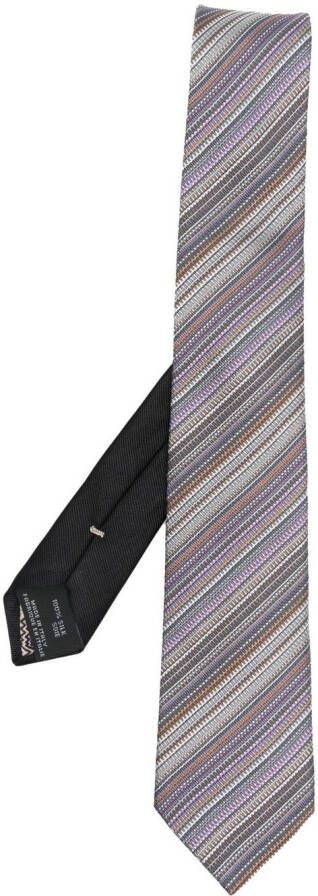 Missoni Gestreepte stropdas Paars