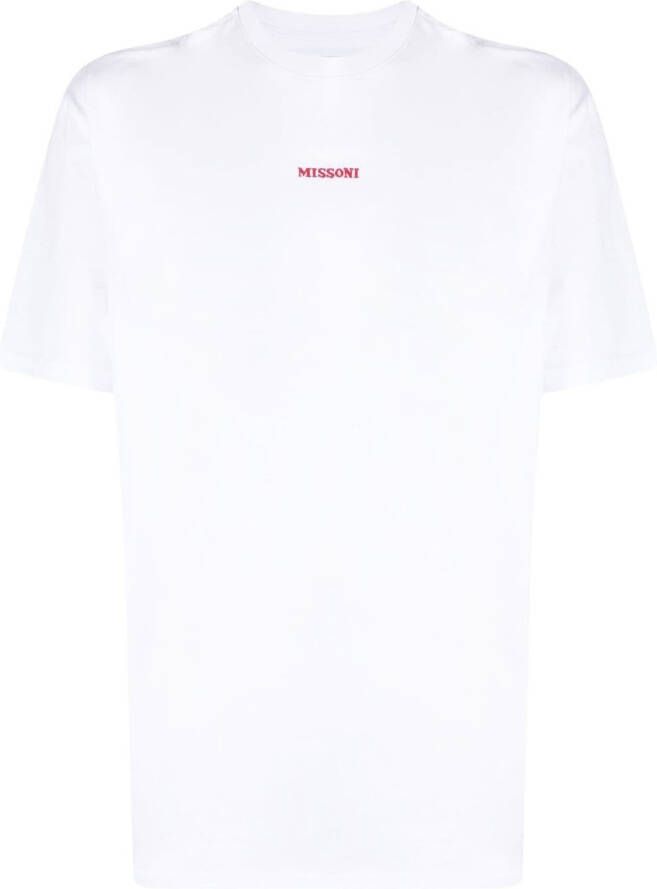 Missoni T-shirt met grafische print Wit