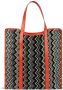 Missoni Home Keith shopper met zigzag-print Zwart - Thumbnail 1