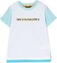 Missoni Kids T-shirt met colourblocking Blauw - Thumbnail 1
