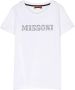 Missoni Kids T-shirt met logo Wit - Thumbnail 1