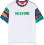 Missoni Kids T-shirt met zigzag patroon Blauw - Thumbnail 1