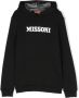 Missoni Kids Hoodie met geborduurd logo Zwart - Thumbnail 1