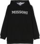 Missoni Kids Hoodie met logoprint Zwart - Thumbnail 1