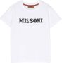 Missoni Kids T-shirt met logoprint Wit - Thumbnail 1