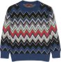 Missoni Kids Sweater met ronde hals Blauw - Thumbnail 1