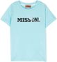 Missoni Kids T-shirt met logoprint Blauw - Thumbnail 1