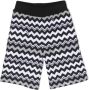 Missoni Kids Shorts met zigzag patroon Zwart - Thumbnail 1