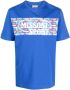 Missoni T-shirt met logoprint Blauw - Thumbnail 1