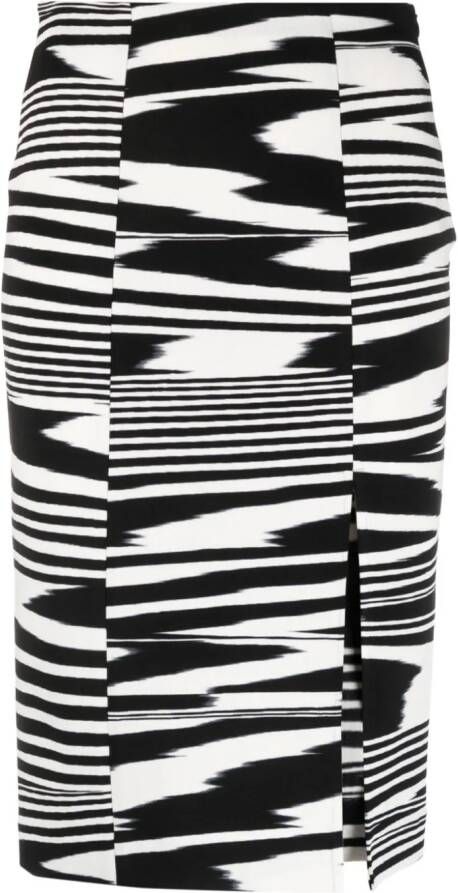 Missoni Midi-rok met abstract patroon Zwart