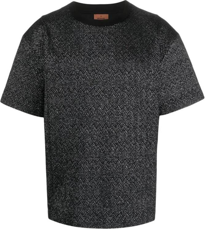 Missoni Overhemd met zigzag patroon Zwart