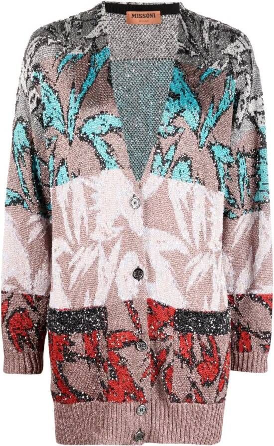 Missoni Oversized vest Roze