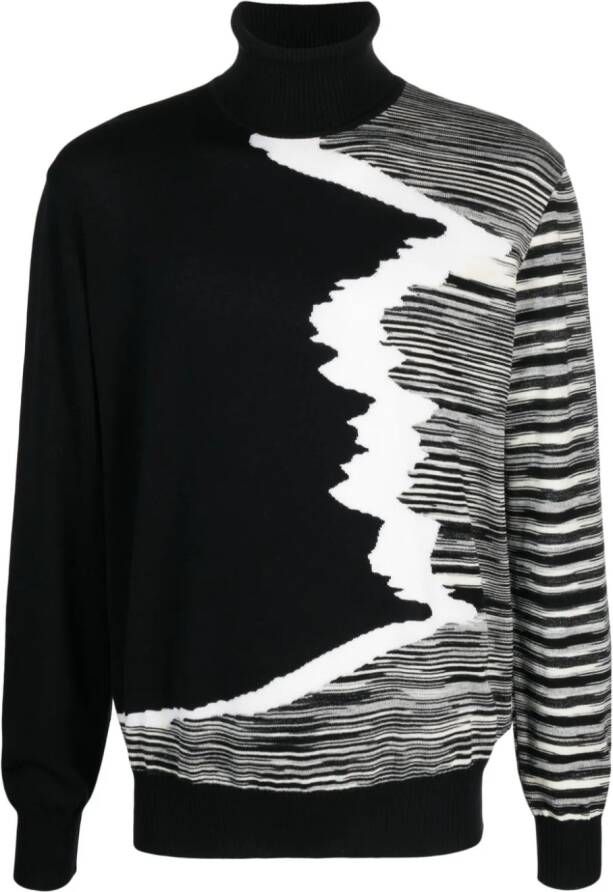 Missoni Gestreepte coltrui Zwart