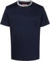 Missoni T-shirt met geborduurd logo Blauw - Thumbnail 1