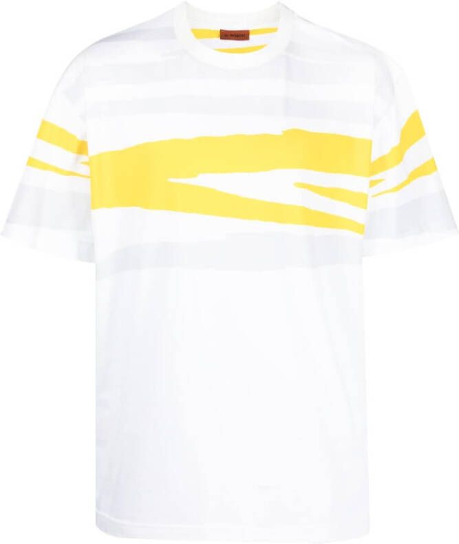 Missoni T-shirt met print Geel