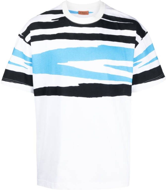 Missoni T-shirt met print Wit