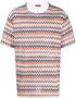 Missoni T-shirt met zigzag-patroon Oranje - Thumbnail 1