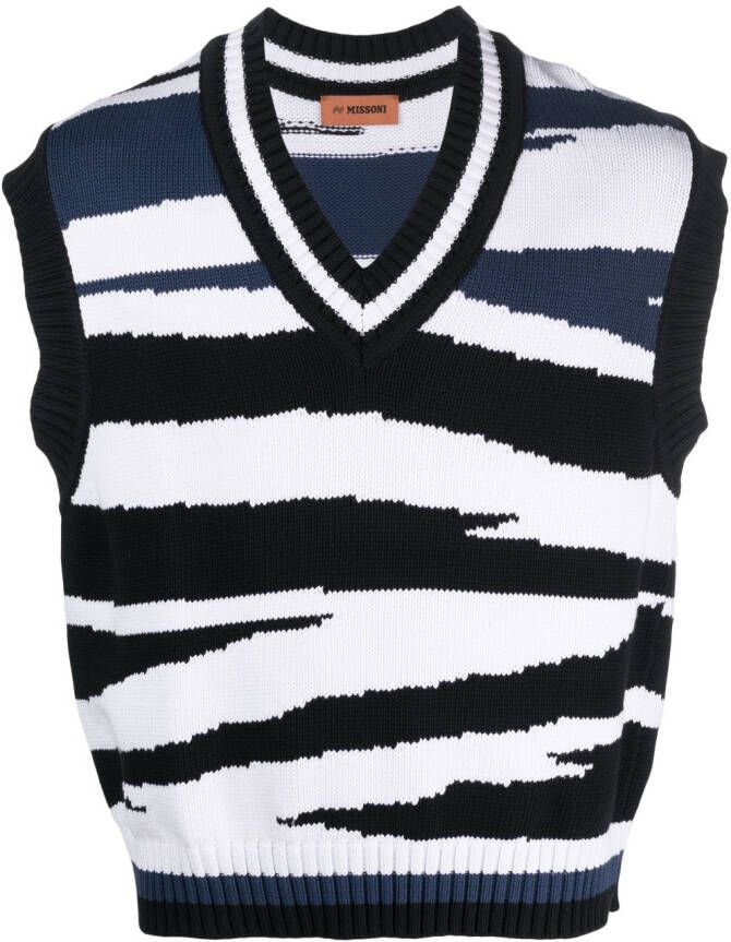 Missoni Spencer met V-hals Wit