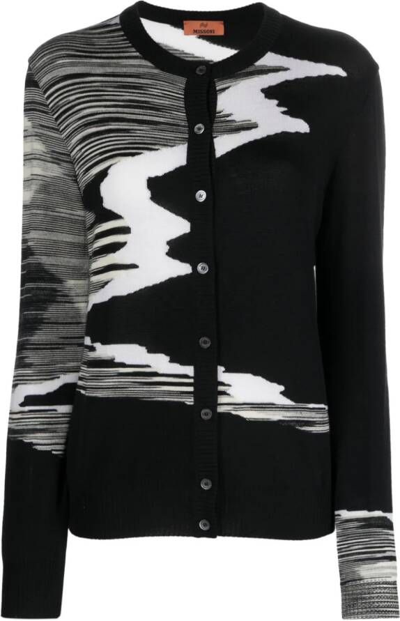 Missoni Vest met abstract patroon Zwart