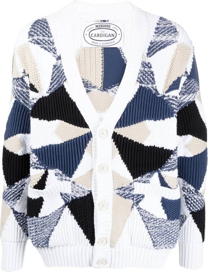 Missoni Vest met geometrisch patroon Wit