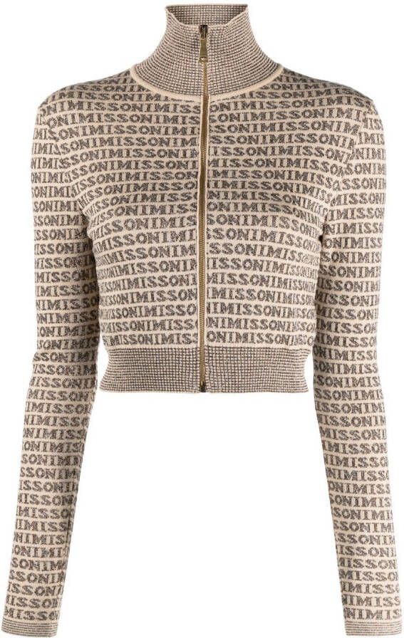 Missoni Vest met logoprint Beige