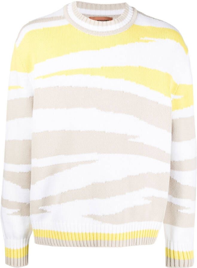 Missoni Trui met zebraprint Wit