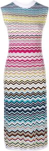 Missoni Midi-jurk met zigzag print Wit