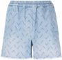 Missoni Shorts met zigzag borduurwerk Blauw - Thumbnail 1