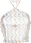 Missoni Halterjurk met zigzag-patroon Wit - Thumbnail 1
