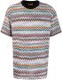 Missoni T-shirt met zigzag patroon Blauw - Thumbnail 1