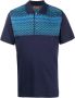 Missoni Poloshirt met zigzagprint Blauw - Thumbnail 1