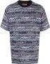 Missoni Overhemd met zigzag patroon Blauw - Thumbnail 1