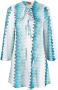 Missoni Mini-jurk met zigzag patroon Wit - Thumbnail 1