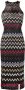 Missoni Midi-jurk met zigzag patroon Zwart - Thumbnail 1