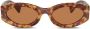 Miu Eyewear Zonnebril met cat-eye montuur Bruin - Thumbnail 1