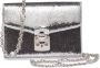 Miu Confidential leren tas Zilver - Thumbnail 1