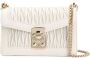 Miu Confidential Matelassé crossbodytas Wit - Thumbnail 1