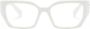Miu Eyewear Bril met rechthoekig montuur Wit - Thumbnail 1