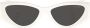 Miu Eyewear Zonnebril met cat-eye montuur Wit - Thumbnail 1