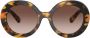 Miu Eyewear Zonnebril met rond montuur Groen - Thumbnail 1