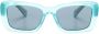 Miu Eyewear Zonnebril met vierkant montuur Blauw - Thumbnail 1