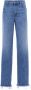 Miu Jeans met geborduurd logo Blauw - Thumbnail 1