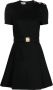 Miu Mini-jurk met ceintuur Zwart - Thumbnail 1