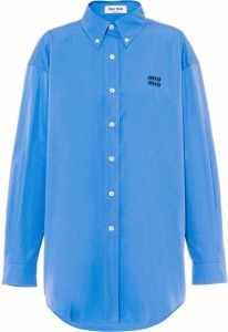 Miu Oversized blouse Blauw