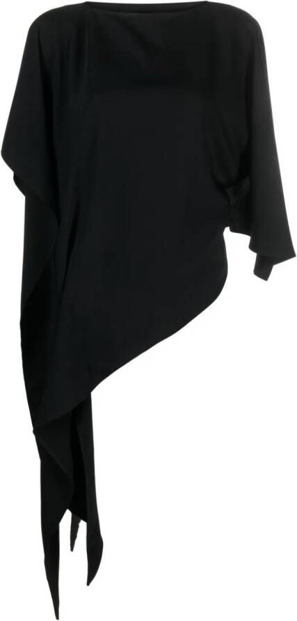 MM6 Maison Margiela Asymmetrische blouse Zwart