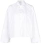 MM6 Maison Margiela Cropped blouse Wit - Thumbnail 1