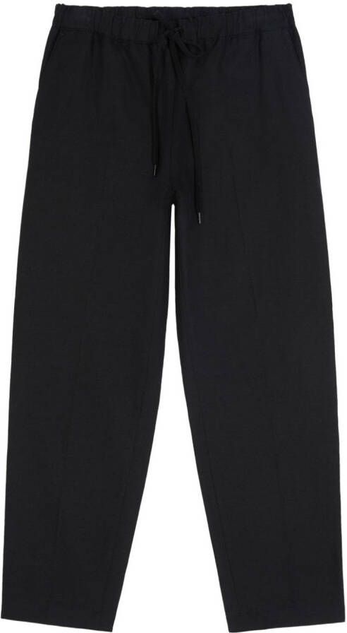 MM6 Maison Margiela Straight broek met trekkoord Zwart